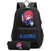 LKY STAR Anime Blue Lock Zaino con Astuccio 2Pcs per Ragazze Ragazzi Cosplay Isagi Yoichi Borsa per La Scuola Primaria Sets