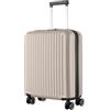 R.Leone Ryanair 55x40x20 cm Valigia Trolley Bagaglio a mano 4 Ruote in ABS Autonomo 999 (Oro, Valigia 55x40x20 cm)