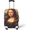 NETILGEN Copertura per bagagli da viaggio Protezione per valigie Coperture per ruote Spessore elastico Protezioni per bagagli con fondo con cerniera, Gioconda, M(22-24)