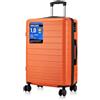 Shavont Bagaglio da Stiva Media, Valigia da Viaggio Trolley Rigida Ryanair Cabina con 4 Spinner Ruote con Lucchetto in ABS+PC