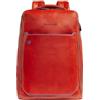 PIQUADRO - Zaino - Porta PC 14 - Blue Square - In Pelle - Unisex - Colore Rame