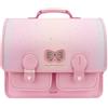 Zoy Zoii Zaini per bambino scuola, prescolare e primario, zaino da 5 a 10 anni, Fiocco Rosa, Media