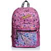 Seven Zaino Outsize STARRY RAINBOW, Rosa, Doppio Scomparto