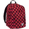 Invicta ZAINO INVICTA - FLIP - FANTASY - Nero - Rosso - tasca porta pc e Tablet padded - americano 38 LT