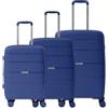 R Roncato Set Trolley AVIATOR realizzato in POLIPROPILENE (Blu)