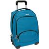 COMIX - Zaino Trolley Organizzato, Con Maniglia, Ruote, Scomparti interni, Chiuso Con Zip, Scuola, Da Viaggio, Cm 47hx36x23 - Cobalto