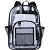 NLONLL Zaino Trasparente Grande PVC Plastica Scuola Borsa Trasparente per Lavoro Impermeabile Casual Bag Zainetto Scolastico Robusto Durevole Borsa Del Libro per Uomo e Donna Stadio