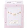 Depesche Collana da donna con ciondolo a forma di cuore, argento o oro, regolabile in 42-47 cm, in diverse varianti con simboli, lettere o segno zodiacale, Filigran, Acciaio inossidabile, Nessuna