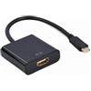 Gembird Cavo adattatore USB Tipo-C A HDMI 4K 60HZ 15 CM Nero