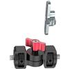 Tmboryuu Supporto per bici in metallo per telecomandi RC2, compatibilità universale, regolazione ad angolo multiplo, morsetto per manubrio a sgancio rapido