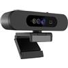 BJdfgE Webcam Windows Hello 2K 1080P for PC, riconoscimento IR, con microfoni riduzione del rumore for conferenze in streaming(2K)