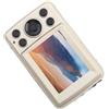 Dioche Fotocamera Digitale Film Camera Plastica Mini Outdoor 16Mp 720P 30Fps 4X Zoom Hd Videocamera Digitale Videocamera Oro (Oro)