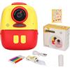 Vomeko Camera istantanea, telecamera per bambini, stampa istantanea, USB Charge 10x Magnificazione LED LED Video Light Registrazione per bambini con penne, per la famiglia dei