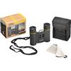 National Geographic Binocolo tascabile 8 x 21 con conchiglie pieghevoli per portatori di occhiali, gommatura, rivestimento completo, funzione pieghevole e borsa per il trasporto
