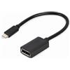 Gembird CAVO ADATTATORE USB TIPO-C A DISPLAYPORT 4K 15 CM NERO