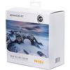 NiSi Advanced Kit V7 di Filtri 100mm, Kit di 4 filtri (GND Medium 3 Stop, GND Reverse 3 Stop, ND64 6 Stop, ND1000 10 Stop) con Holder NiSi V7 con True Color CPL e accessori.