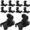 HOMSFOU 10pezzi Supporto Per Body Cam e Dash Cam Morsetto e Vite Extra Lunga Per Montaggio Auto e Superficie Verticale Adatto Varie Action Camera