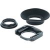 vhbw mirino oculare compatibile con Nikon D1, D1h, D3x, D2, D2H, D2Hs, D2X, D2Xs, D3, D3s, D3X, D4, D4s fotocamera, reflex, DSLR oculare - nero