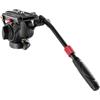Generico Camera parts, Testa fluida for treppiede video con piastra a sgancio rapido, compatibile con Manfrotto, impugnatura telescopica e base panoramica in scala,renewal accessories