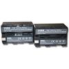vhbw 2x Batteria compatibile con Sony CCD-CR1 (Ruvi), DCR-PC1, DCR-PC2, DCR-PC3, DCR-PC3E, DCR-PC4 videocamera camcorder (2000mAh, 3,6V, Li-Ion)