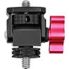 PENCHEAK Cold Shoe Mount Adapter 1/4 Quick Release 360 Girevole Treppiedi Fotocamera Per Microfono Monitor Luce Supporto Staffa Accessori Monitor Supporto