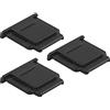 Fotasy Hot Shoe Covers x pezzi per fotocamere Sony con interfaccia Shoe (mis), A6300 A3500 A6000 A3000 A7S II A7R II A7 A7II RX10 II RX1r RX1 RX10 RX100II A77II A58 A99 rosa, sostituisce fa-shc1 m, nero