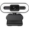 ReachMall Webcam USB autofocus 4K, streaming a 60 fps con luce di riempimento integrata, video per riunioni e trasmissioni in diretta (4K)