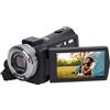 Fockety Videocamera FHD 1080P, Videocamera 30MP 30FPS con LCD da 3,0 Pollici con Rotazione di 270 Gradi Zoom 16X Cattura Viso Anti-vibrazione per (regolamenti europei)