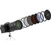Kase Wolverine Revolution, kit di filtri Mega filtro magnetico antiurto in vetro ottico temperato, con anelli colorati inclusi CPL ND8, ND64, ND1000, R-MCUV Night Lens Cap e custodia (112 mm)