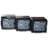 vhbw 3 x Batterie VHBW 1100mAh per Videocamera sostituisce Panasonic VW-VBD070, VW-VBD140, VW-VBD210