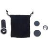 XITEA 3 in 1 Clip On Smartphone Fisheye Lens Phone Camera Lens Per La Maggior Parte Del Telefono Grandangoli Macro Fish Eye Lens