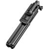 Andoer Treppiede per selfie stick, 5 pezzi, asta per selfie estraibile, telecomando BT, compatibile con smartphone Huawei per fotografia di selfie ritratto, foto di gruppo, streaming live