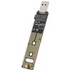 Asixxsix Lettore NVMe a Adattatore USB Chip Adattatore SSD Scheda Adattatore SSD, Adattatore SSD a USB per