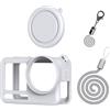 Alksubbm Custodia protettiva in silicone per Action 6 Action Camera Protector Housing Skin Sleeve Camera Bumper Soft Antiurto Lens