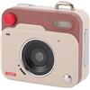Generic Piccola Fotocamera Digitale 1080P 48MP Compatta con Registrazione Automatica del Ciclo, Videocamera Portachiavi per Viaggi nel Campus, Materiale ABS (PINK)