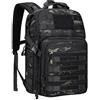 ZHFGJKSO Zaino for fotocamera di grande capacità for attrezzatura DSLR, borsa for fotografia all'aperto con scomparto for laptop(Black camo)