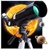 JMOZHCD Telescopio portatile da esterno, telescopio astronomico, telescopio rifrattore, ottica in vetro completamente rivestito, con custodia per il trasporto e treppiede