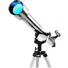 RENYUEH Telescopio astronomico Telescopio, lunghezza focale 900mm, Heaven Earth Doppio scopo, telescopio rifrattore per principianti per adulti con treppiede, oculare con bussola in metallo
