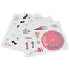 CFTGIW Simpatici Adesivi Fai da Te a Forma di Cartone Animato per Fuji Mini 11, 5 Modelli Diversi, Forte Adesione, Ottimo, Decorativo e Innovativo, Ambito di (Serie di animali
