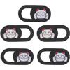 Operitacx Set da 5 Copri Webcam Ultrasottili Copertura Scorrevole per Fotocamera, Adesivi per Privacy Laptop, Smartphone, Tablet e Pc, Protezione Antigraffio per Obiettivi in Uso Quotidiano