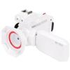 VBESTLIFE Fotocamera da Vlogging da Videocamera da 53 MP da 53 MP per YouTube, Zoom Digitale 50x, WiFi, Focus Automatico, Schermo da 3 Pollici, Foto di Supporto (WHITE)