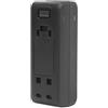 KIMISS Hub di Ricarica Leggero per Caricabatterie Doppio per Batteria della FotocameraONE R, Ricarica Efficiente, Interfacce Micro e Type-C, Portatile e Durevole