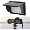 LICAEVEY Paraluce per Schermo LCD da 3 Pollici, Protezione Schermo Pieghevole in ABS per Parasole per A7 A7S A7M2 A7R2 A7M3 A9 Fotografia All'aperto Luminosa