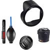 Generic Set di accessori per fotocamera Nikon D3500 D3400 con Nikon AF-P DX NIKKOR 18-55mm f/3.5-5.6G VR Lens incluso HBN106 Reversibile, copriobiettivo, penna di pulizia, pompa aeratore