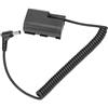 Mtlavishness DC Port sur LPE6 Batteria fittizia del decoder Full LPE6 per la fotocamera SLR 7D 7D2 80D 70D 5DSR con una forte universalità e diverse protezioni per