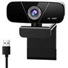 XUEYEDI Webcam Con Microfono, Videocamera Web Per PC Full HD 1080P Con Fotocamera USB Plug And Play Per Computer Laptop Desktop, Videocamera Web Per Videochiamate Skype, Studio, Conferenze, Giochi,Serene1
