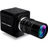 ALPCAM Fotocamera USB FHD 1080P da 2 MP, obiettivo zoom varifocale da 5-50 mm, correzione della scarsa illuminazione, compressione H.264, compatibile con Windows, Linux, Android, Mac OS