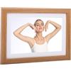 OPPWONG Cornice Digitale da 13,3 Pollici, Touchscreen WiFi HD Risoluzione 1280x800 Memoria da 32 GB con Sensore di gravità e Controllo APP, per Ufficio Domestico (Spina europea)