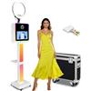 YuuuCooo Specchio Photo Booth con luci sincronizzate musicali, DSLR Photo Booth con touch screen da 15,6 pollici, mini PC integrato, custodia da viaggio per matrimoni, lauree, eventi, noleggio (nero, Photo