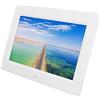 Goshyda Cornice per Foto Elettronica, Cornice per Foto Digitale da 10 Pollici 100‑240 V Effetti di Riproduzione Multipla Bianco 1024x600 Casa Alla Moda (Spina europea)